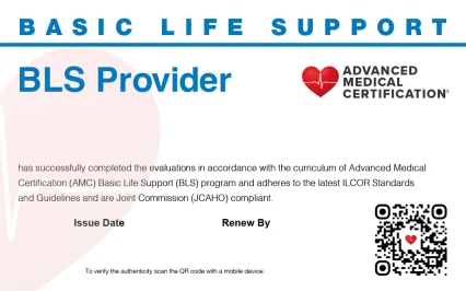 Online Basic Life Support Certification - BLS Certification